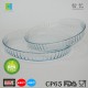 CH1.6/2.2L Round borosilicate glass pie plate baking plate
